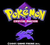 Pokémon Crystal Maeson Pokémon Crystal Maeson cheats