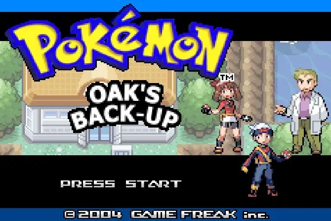Pokémon Professor Oaks Backup - imagem ilustrativa